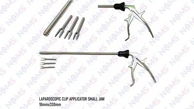 10mmx330mm Laparoscopic SS Clip Applicator With Small Jaw Reusable Surgical Inst