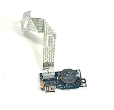 New Dell Latitude 7400 Laptop USB SD Card Reader IO Circuit Board w/ Cable 39M5P