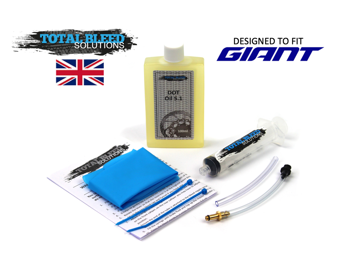 TBS Brake Bleed Kit for Giant with DOT Fluid For MPH-2 MPH-3