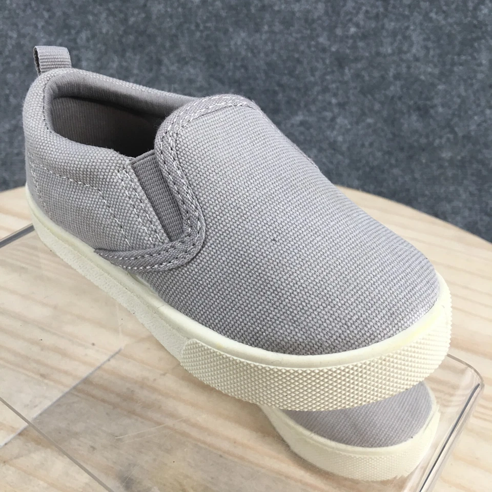 OshKosh B'gosh Zapatos Niños 8 B Austin Informales Mocasín Sin Cordones Tela Gris Foto 4 de 4