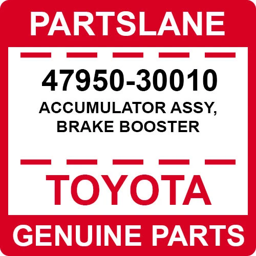 Acumulador de bomba de refuerzo de freno Lexus GS300 GS430 4Runner Prius OEM 47950-30010 Foto 2 de 4