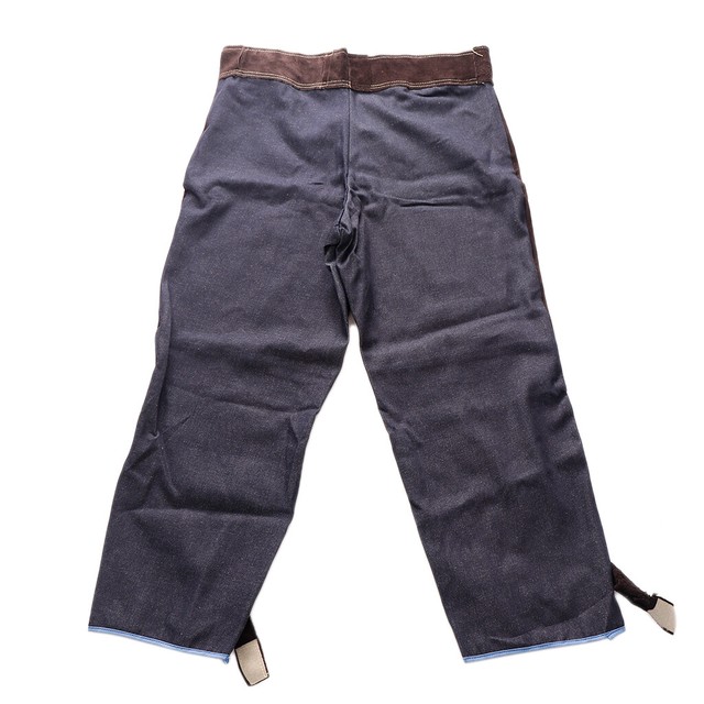 Welding Work Trousers FlameResistant Cowhide Leather Welding Pants XXL eBay