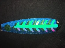 High Percentage Salmon Trolling Spoon With Hyper Vis Tape Not Paint 3 3/4”
