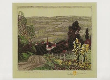 Postcard Gustave Baumann "Road to Town" 1917 Museum of Fine Arts NM MINT