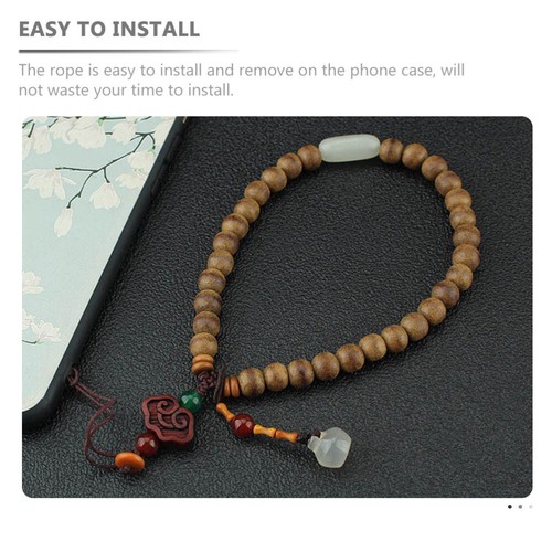 Agarwood -Mobiltelefonkette Fräulein Lanyard Handy-Lanyard Aus Dickem Seil - 第 9/12 張圖片