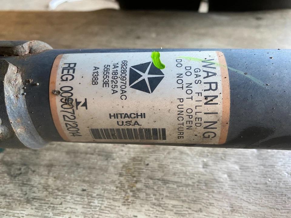 JUEGO AMORTIGUADOR DELANTERO IZQUIERDO Y DERECHO DODGE DURANGO GRAND CHEROKEE OEM AWD Foto 4 de 4