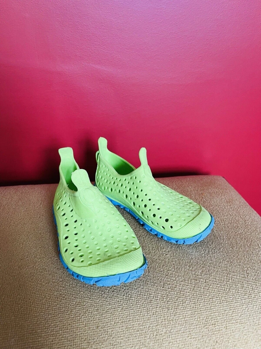 Speedo Green Jelly Aqua Wet Shoes Beach Holiday Swimming Pool 25.5 UK8 Kids