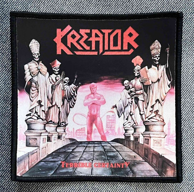 Kreator Terrible Certainty Sublimated Printed Patch Thrash Metal Band Logo