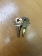 PAIR (2) APG A7 Cash Drawer Keys PK-8K-A7