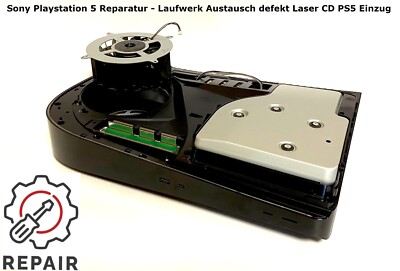 Sony Playstation 5 Reparatur - Laufwerk Austausch defekt Laser CD PS5 Einzug