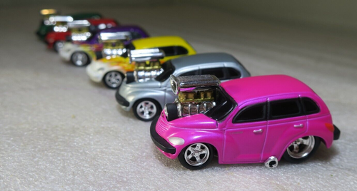 Muscle Machines 2001 PT Cruiser 1/64 DIE CAST Hot Rod Blower 01' ~LOT OF 6 CARS~ - Picture 3 of 18