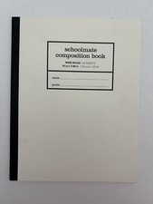 Schoolmate Wide Ruled 40 Sheet Composition Book 10 in x 7.88 in