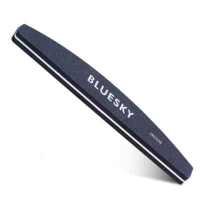 Bluesky Nail Buffer - Curved 180/220 Profi Körnung Gel Nagelfeile Natur
