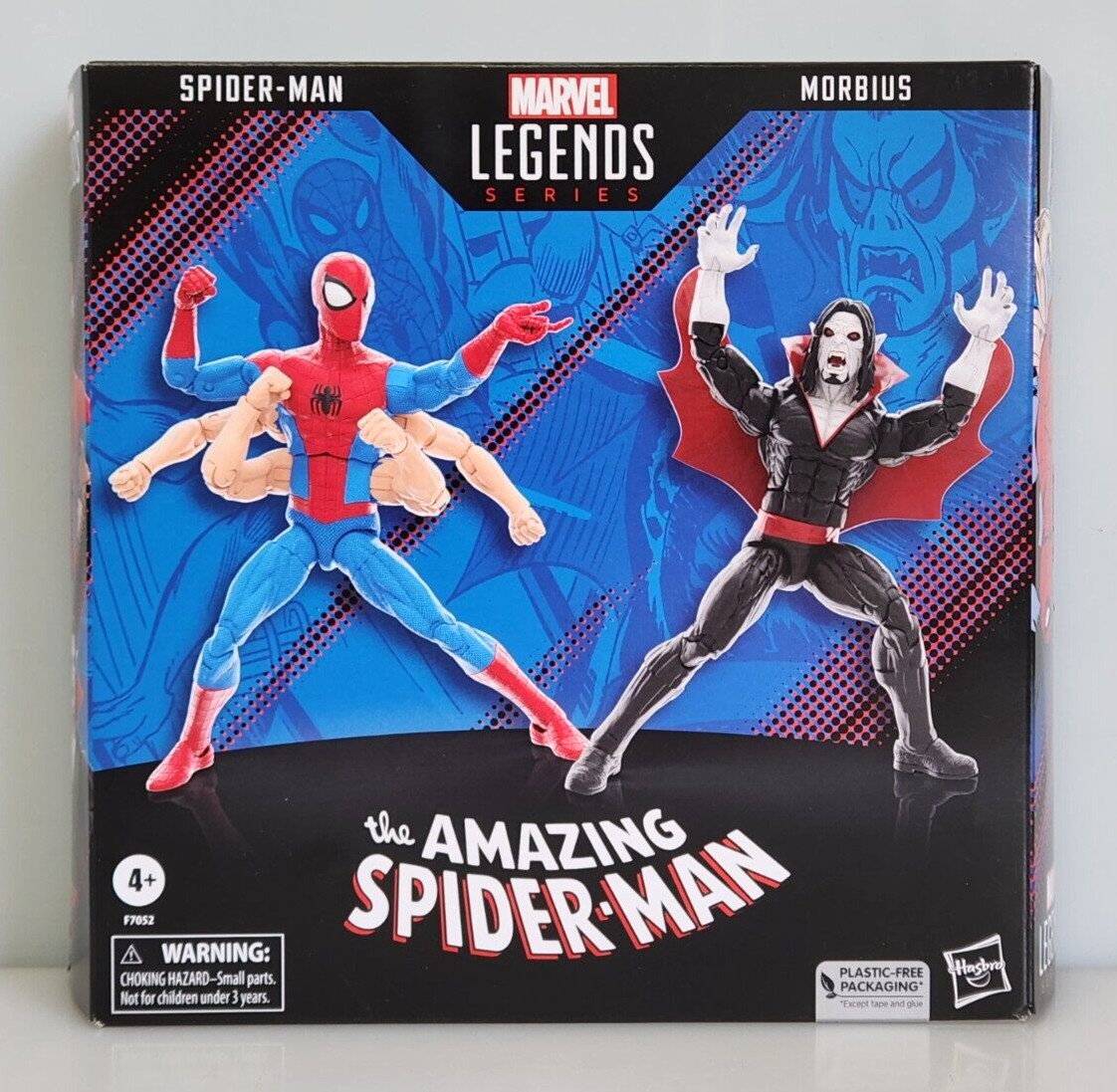 Marvel Legends Series 6 Six Arm Spider-Man Morbius 2-Pack Walmart Exclusive, New