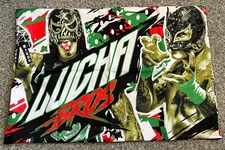 The Lucha Bros (Penta & Fenix) Zippered Pillowcase. Pro Wrestling Crate. NEW.