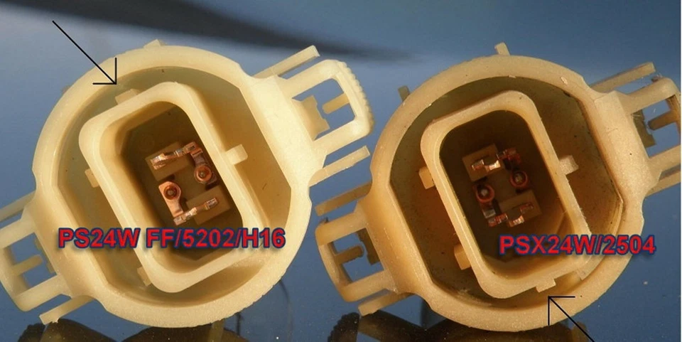 Halógeno PSX24W 2504 24W 3800K Stock Dos Bombillas Luz Antiniebla Repuesto Plug Play OE Foto 4 de 4