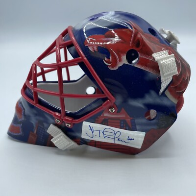SUPER CACAO(NOSAWA論外) Autographed Mask. Jose Theodore Autographed 2002-03 Upper Deck Mask Collection Mini