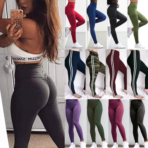 Hot Women Butt Lift Pants High Waisted 