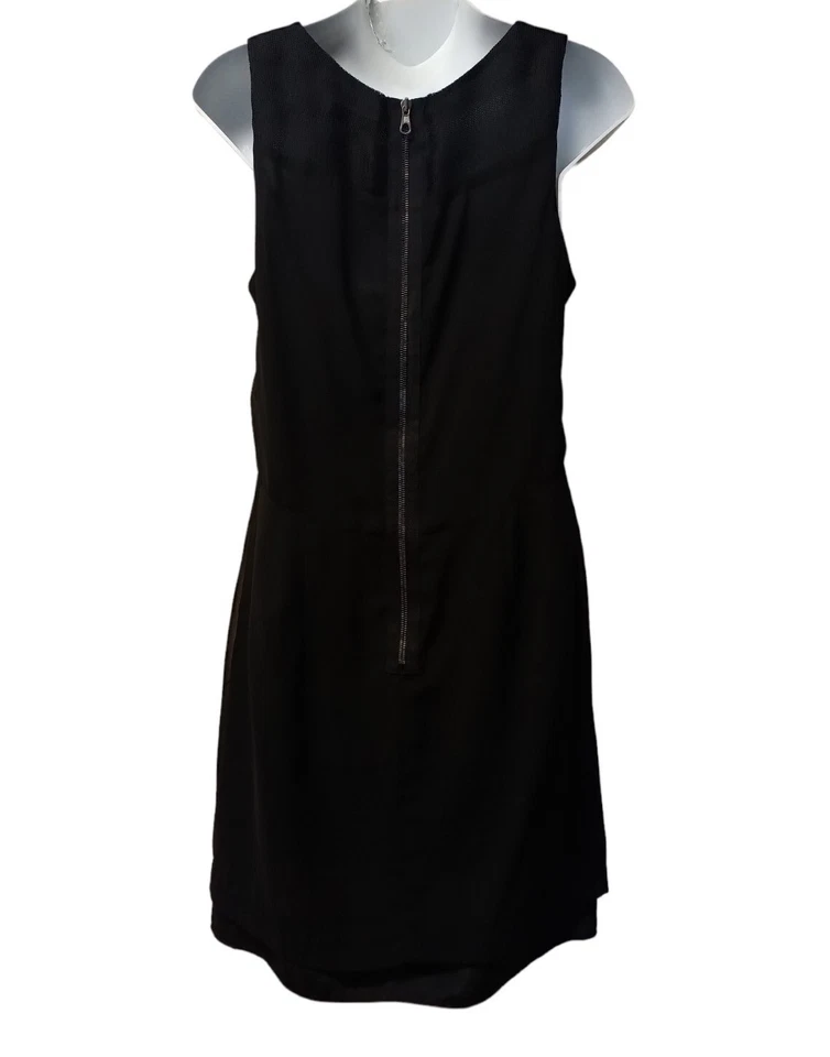 Vestido para mujer Rag & Bone negro recorte malla escote sin mangas talla: 4 Foto 4 de 4