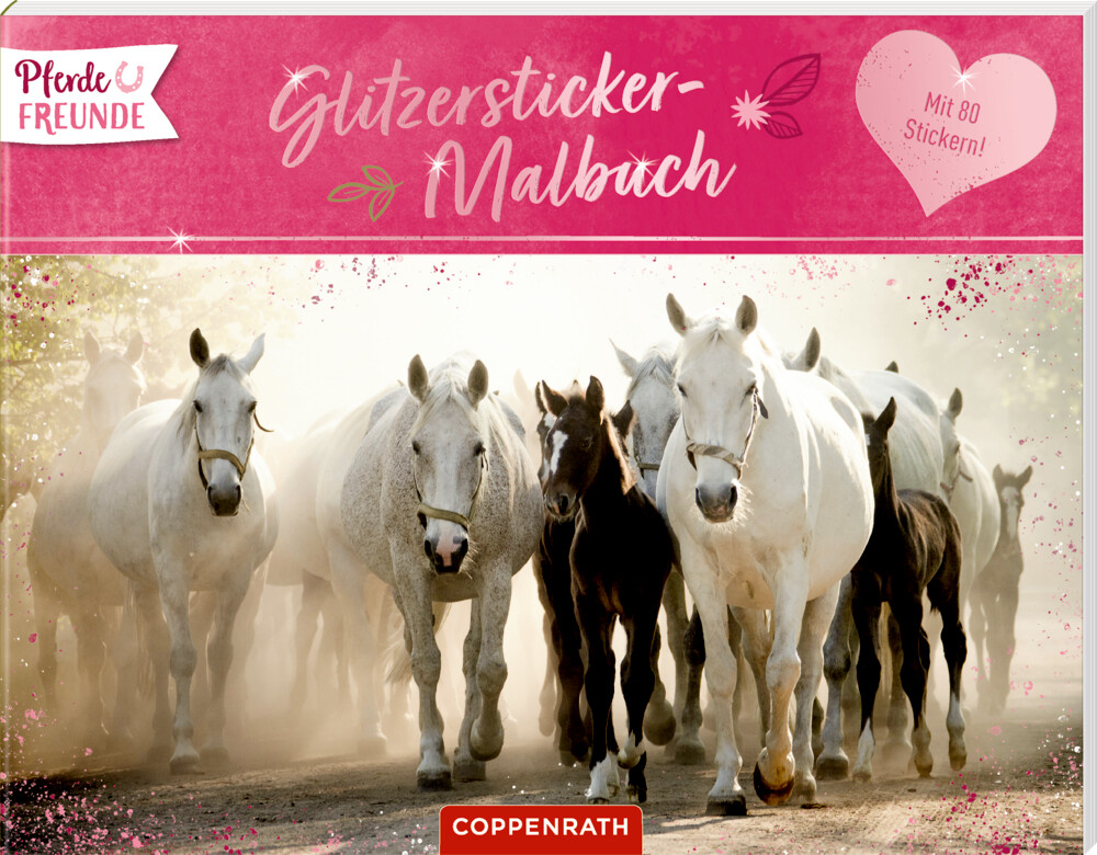 Thumbnail - Philipp Roß; Christiane Slawik / Pferdefreunde Glitzersticker-malbuch