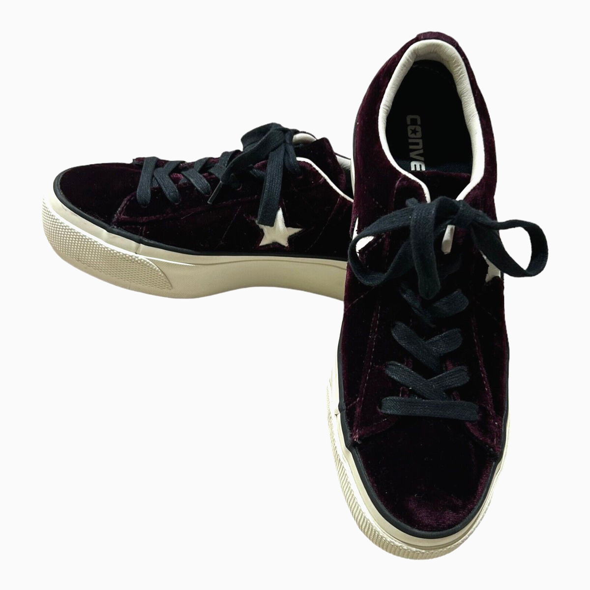 Converse One Star Velvet ! Ox Sangria Purple Platform Y2K Converse One Star Velvet ! Ox Sangria Purple Platform Y2K