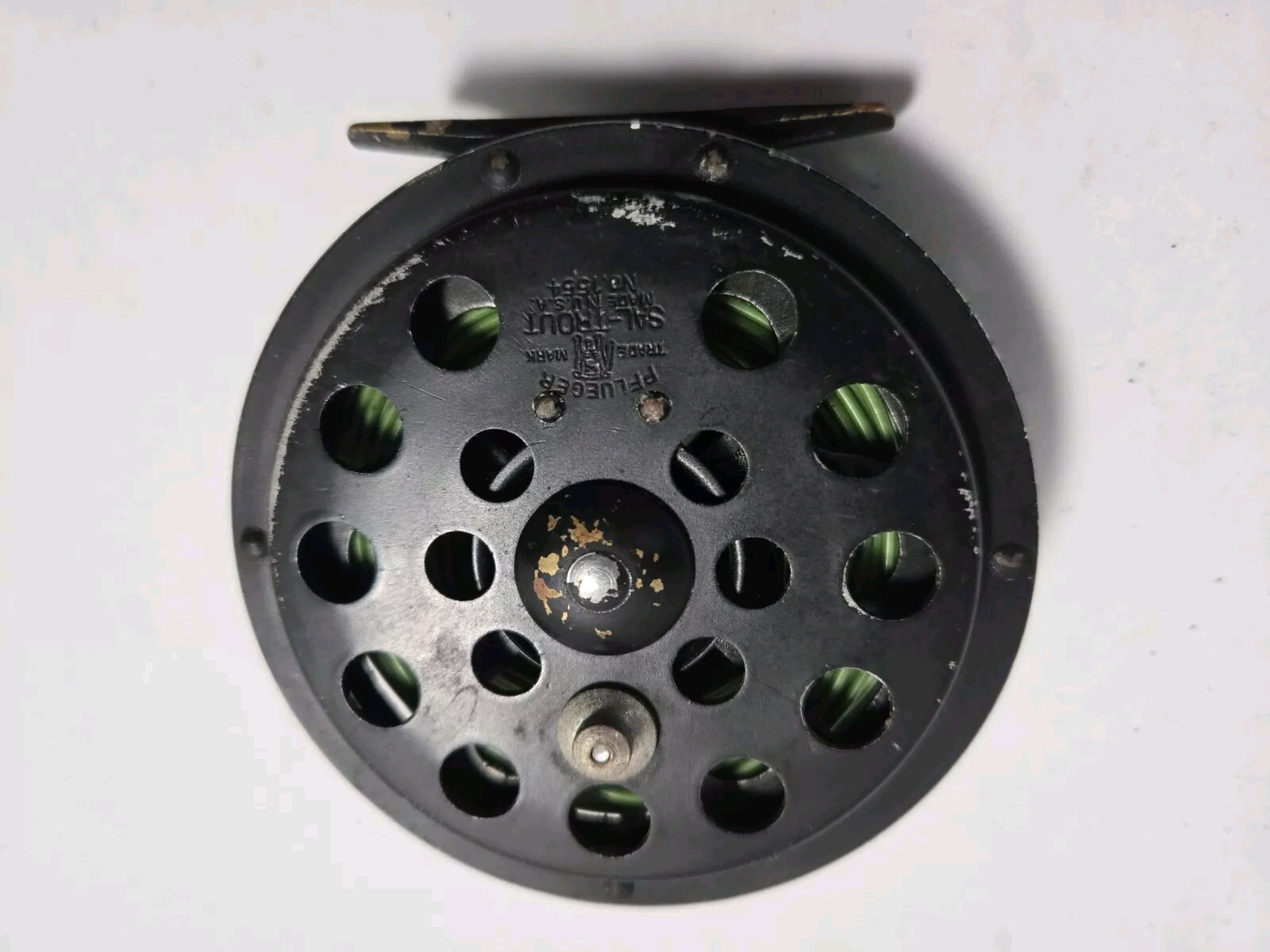 Moulinet à Mouche Vintage Pflueger Sal-Trout No 1554 - Pêche à La Truite, Années 50, Métal