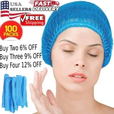 Global Industrial Polypropylene Bouffant Cap 21" White 100/Bag