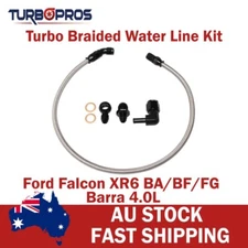Turbo Pros Turbo Braided Water Line Kit For Ford Falcon XR6 BA/BF/FG Barra 4.0L