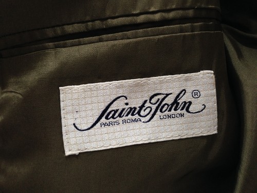 Saint John Sakko 52 Jacket Kariert Khaki Grün Beige Rot Blau Schurwolle Edel - Bild 7 von 8