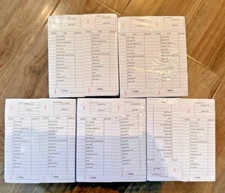 Nail Salon Ticket Check Book 100 ct/book 100 books/ 10 packs