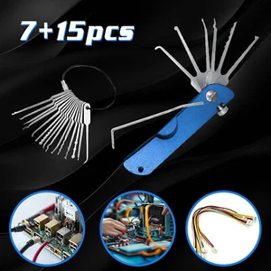 21 en 1 Ensemble d'outils de suppression de terminal de voiture portable multifonctions en acier inoxydable