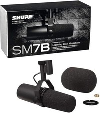 Neu Shure SM7B Cardioid Dynamisches Gesangsmi...
