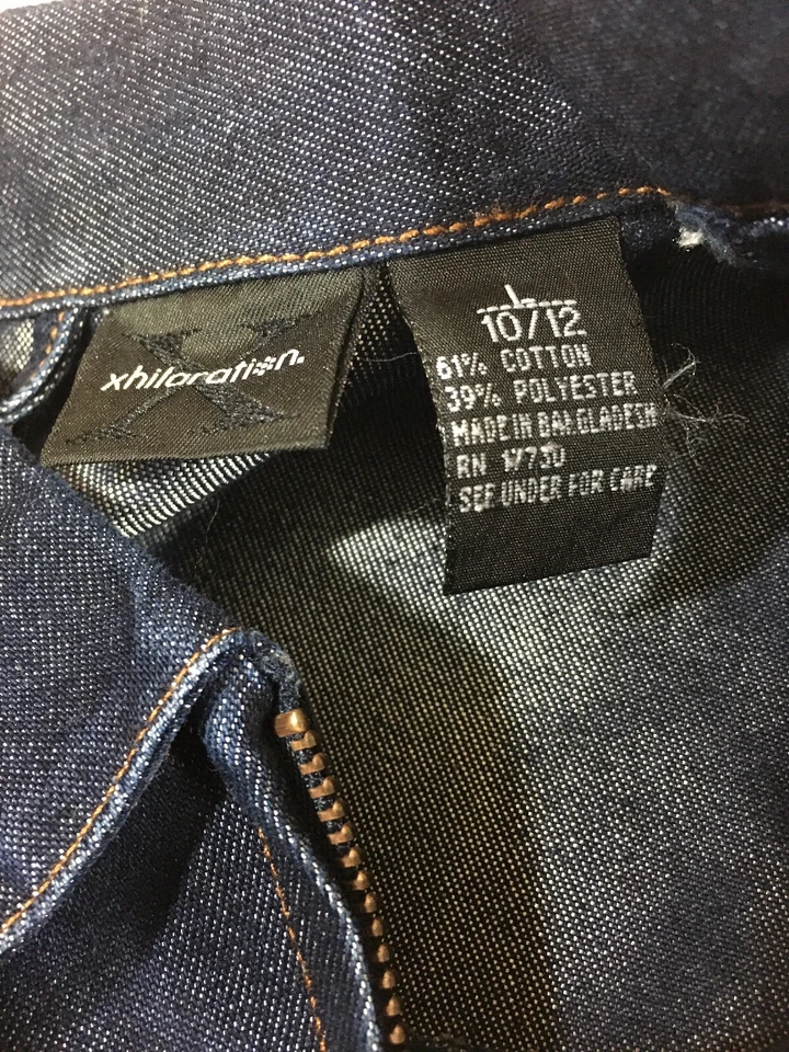 Chaqueta vaquera Xhilaration grande 10/12 para niña Foto 4 de 4