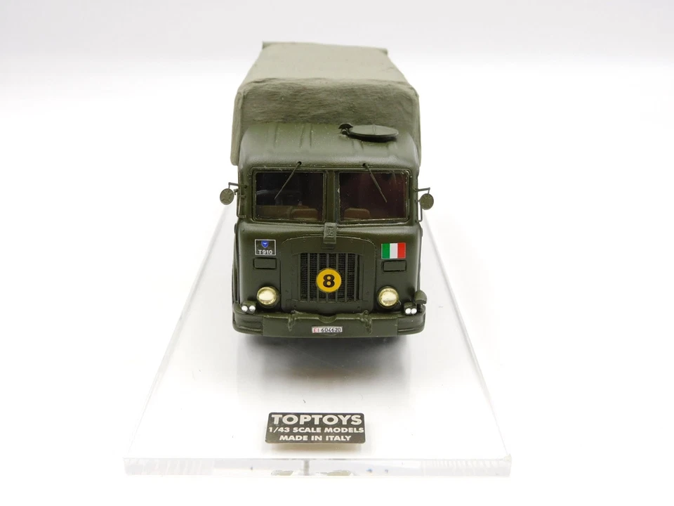 Fiat camion CM 52 Esercito Folgore autocarro resina 1:43 MIB Toptoys CB Models - Immagine 3 di 4