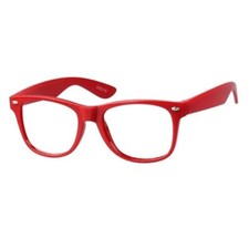Kids  Square Glasses Red