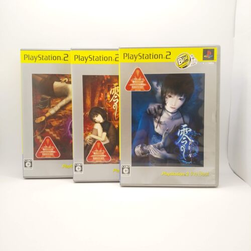 SONY PS2  Fatal Frame Zero 1 2 3 Crimson Tormented Lot 3 Set NTSC-J Very Good - Picture 1 of 6