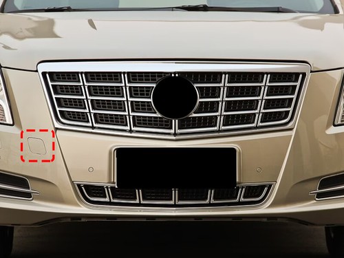 Cubierta de tapa de ojo de gancho de remolque para remolque de parachoques delantero para Cadillac XTS 2013-2017 - Imagen 5 de 6