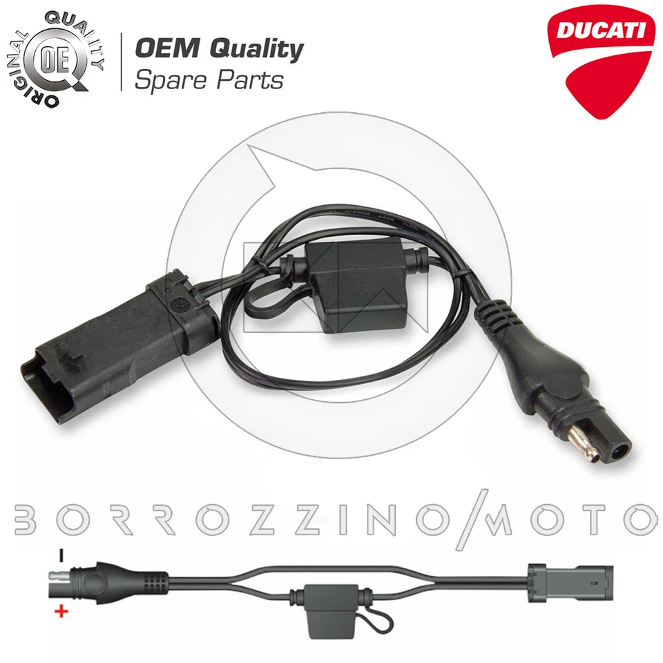 CARICABATTERIA MAGNETI MARELLI MANTENITORE DI CARICA CONNETTORE DDA MOTO DUCATI - Imagen 2 de 2