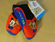 Vintage Mickey Mouse Disney Babies Mittens Toddler Gloves Embroidered with Tags