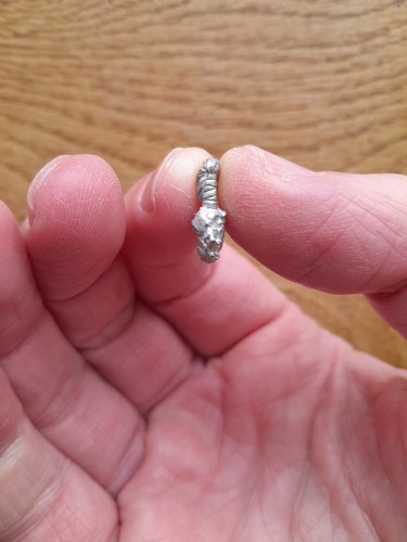 Warhammer 40K - Chaos Space Marine Lord Head Piece - Metal - Picture 3 of 6