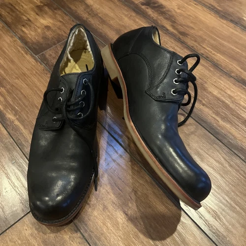 Scarpa Oxford Ugg Australia da uomo 12 in pelle nera F8013F