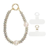 Kristall-Perlen Handy-AnhäNger (14Cm, Gold) - FüR Handy-Lanyard Kette