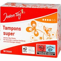Jeden Tag Tampons Super 56Stk Packung