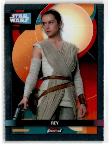 Rey #F-30 Star Wars 2025 Topps Smugglers Outpost Finest trading card — raw and PSA graded price guide