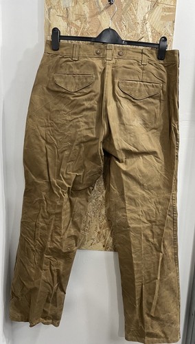 Filson Style 69 Single Tin Cloth Trousers Pantaloon Oil Finish Made In USA W40 - Picture 2 of 8