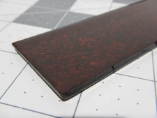 General Electric Dark Maroon & Black Textolite® (Vintage Phenolic/Micarta N0227)