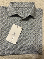 Rhoback university of Michigan the big house golf polo size medium new