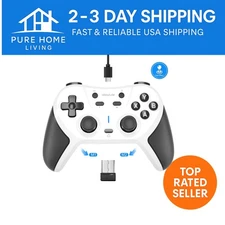 Ergonomic C5P Wireless Gamepad for PC, Switch, PS4 & More - Ultimate Control