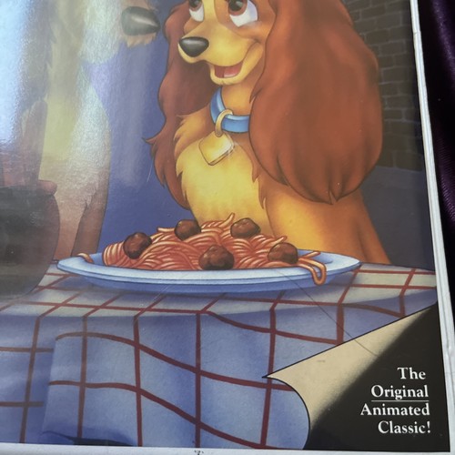 Lady and the Tramp VHS ORIGINAL Walt Disney The Classics Black Diamond  - Picture 3 of 13