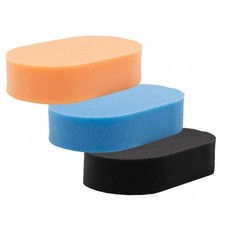 Liquid Elements Handapplikator Weich Schwarz Oval | Hand Polierschwamm Lack